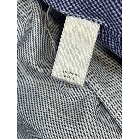 Banana republic Men's Light Blue Striped Dress Pants Business Casual Trousers - Picture 6 of 16